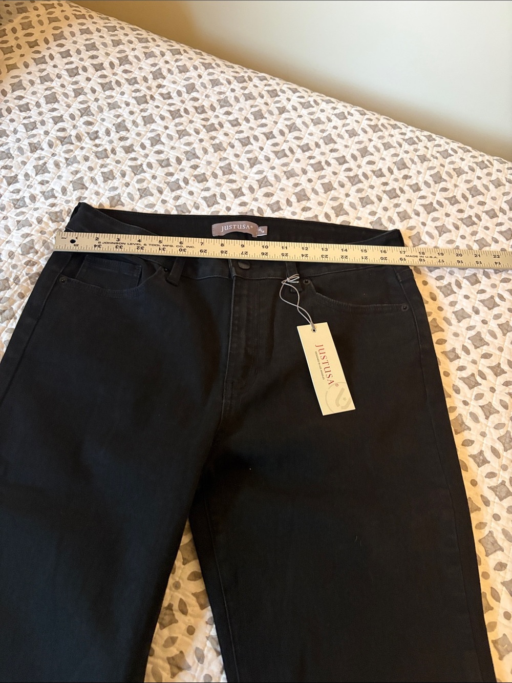 Just USA Black Flare Jeans - Wide Leg - Picture 3 of 7